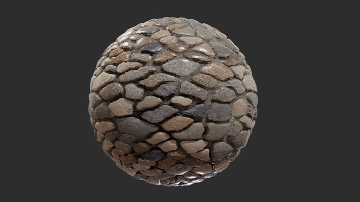 Cobblestone Road – Modelo 3D gratuito STL