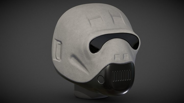 Enemy soldier helmet sketch – Modelo 3D gratuito STL
