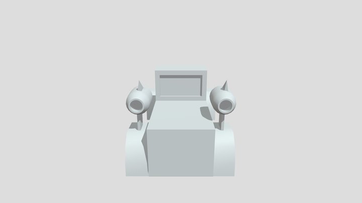 Vehículo_Chocante 3D Model