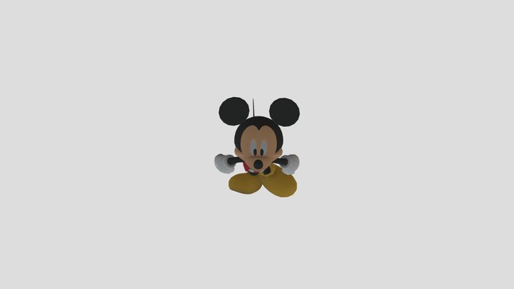 mickey mouse being a goober 3D Model