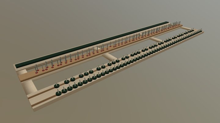 Klaviaturrahmen 3D Model