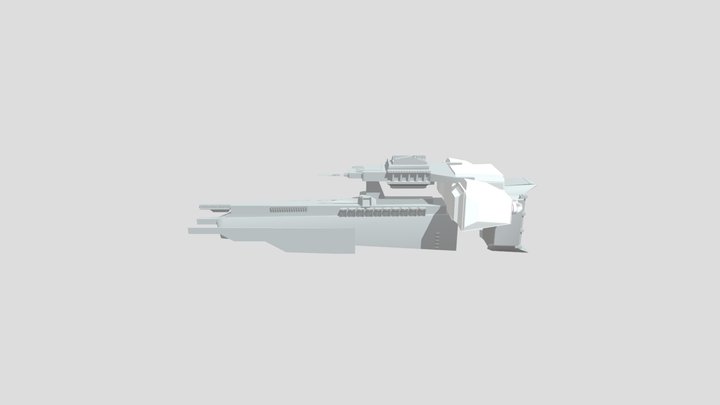 Spaceship 3D Model
