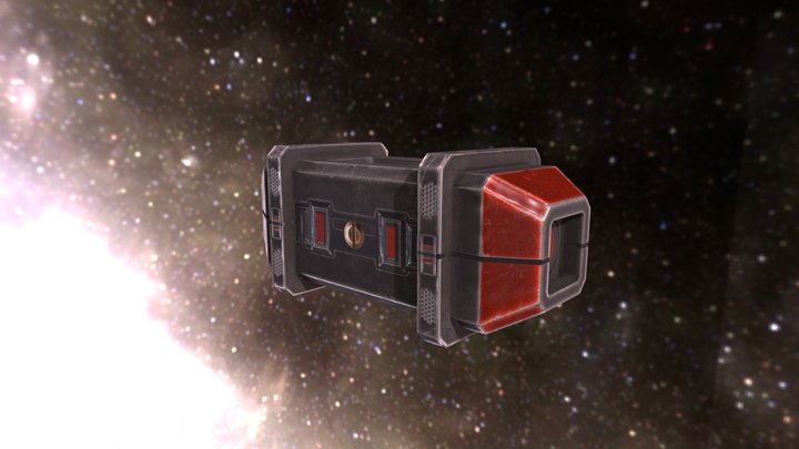 Sci Fi Crate HP LP 3D Model