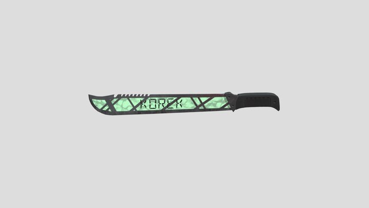 Korek Machete 3D Model