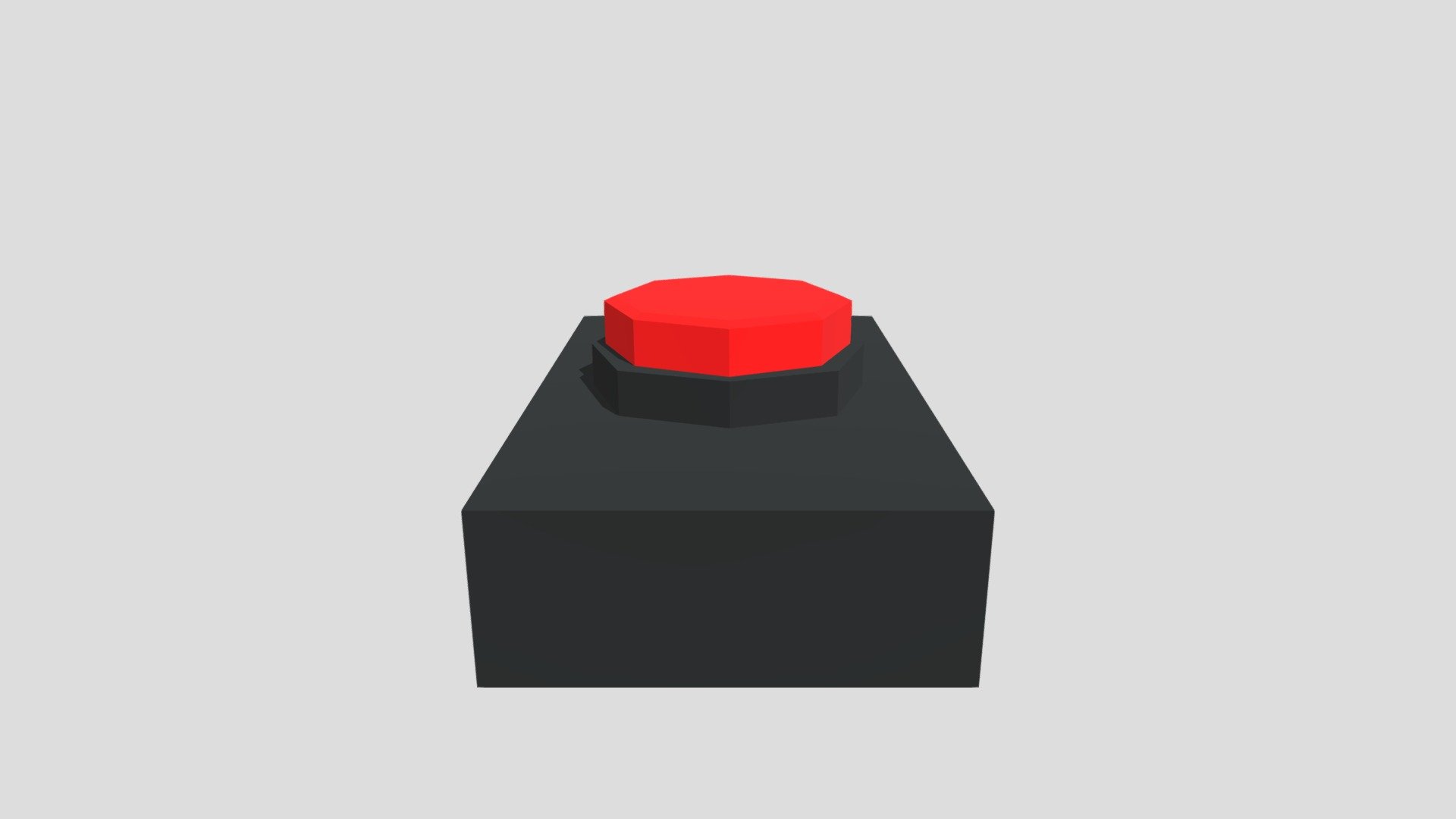 Big red button 3D - TurboSquid 1476014
