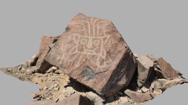 Petroglifo de Checta 3D Model