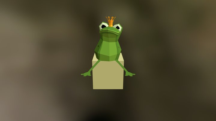 Paperwolf Frog 3D Model