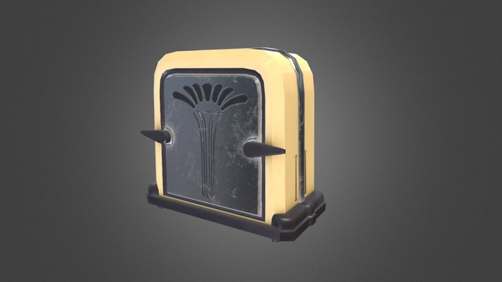 1950s Toaster 3D Model
