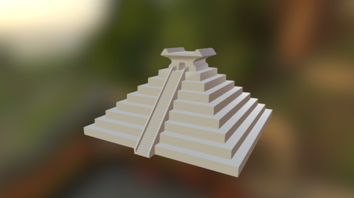 FINAL Mayan Pyramid - 3D model by Parker (@axelviii) [3cbe3e6] - Sketchfab