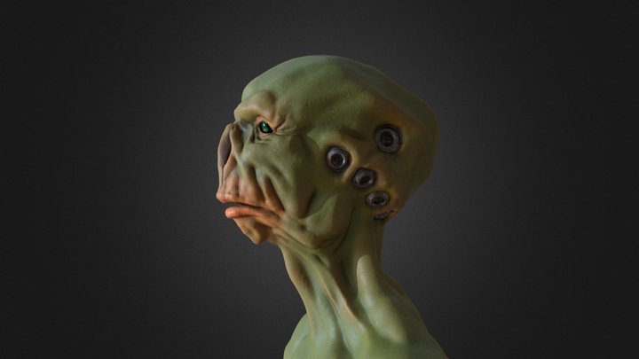Alien Mr.Zoolo 3D Model