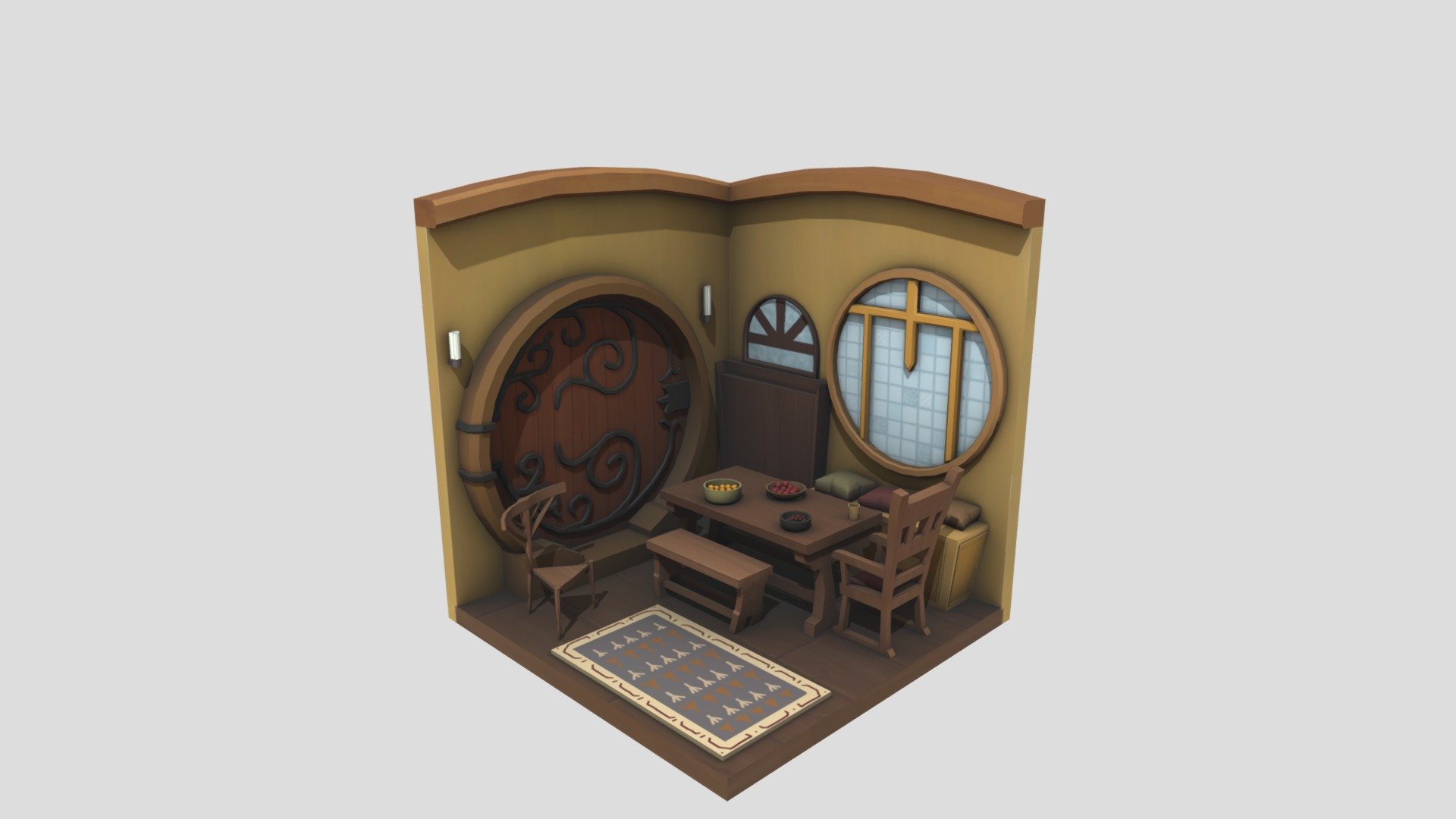 Bag End 3D model by Sin8234 [3cbedbe] Sketchfab