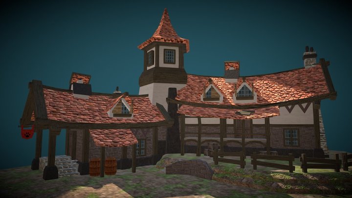 Bear's Trail Tavern & Inn 3D Model