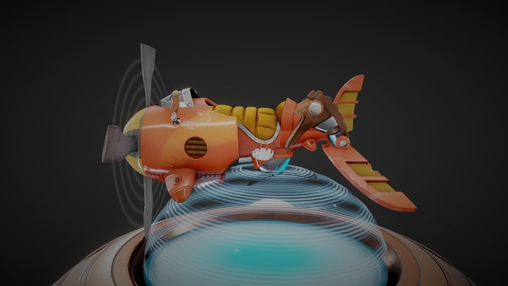 A-Grav Zoomer Fan Art 3D Model