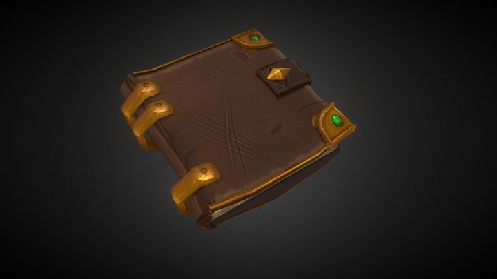 Fantasy Recipe Book 3D Model