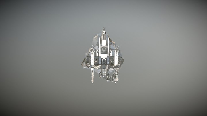 Stylized Castle UwU 3D Model