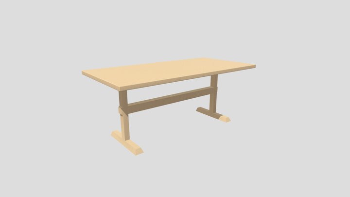 Tall table (2672 Assessment Three) 3D Model