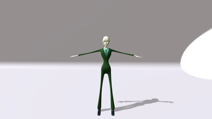Stylised Human 3D Model