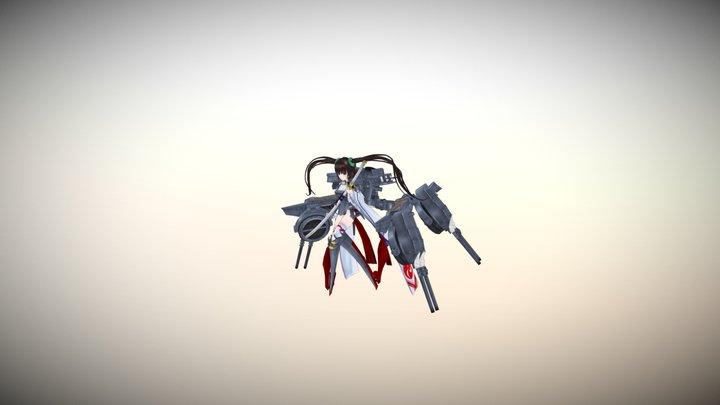 Nagato Motion 鋼鐵少女_長門_動態展示 3D Model