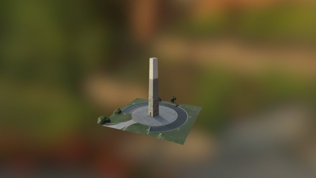 Obelisco Ibirapuera 3D Model