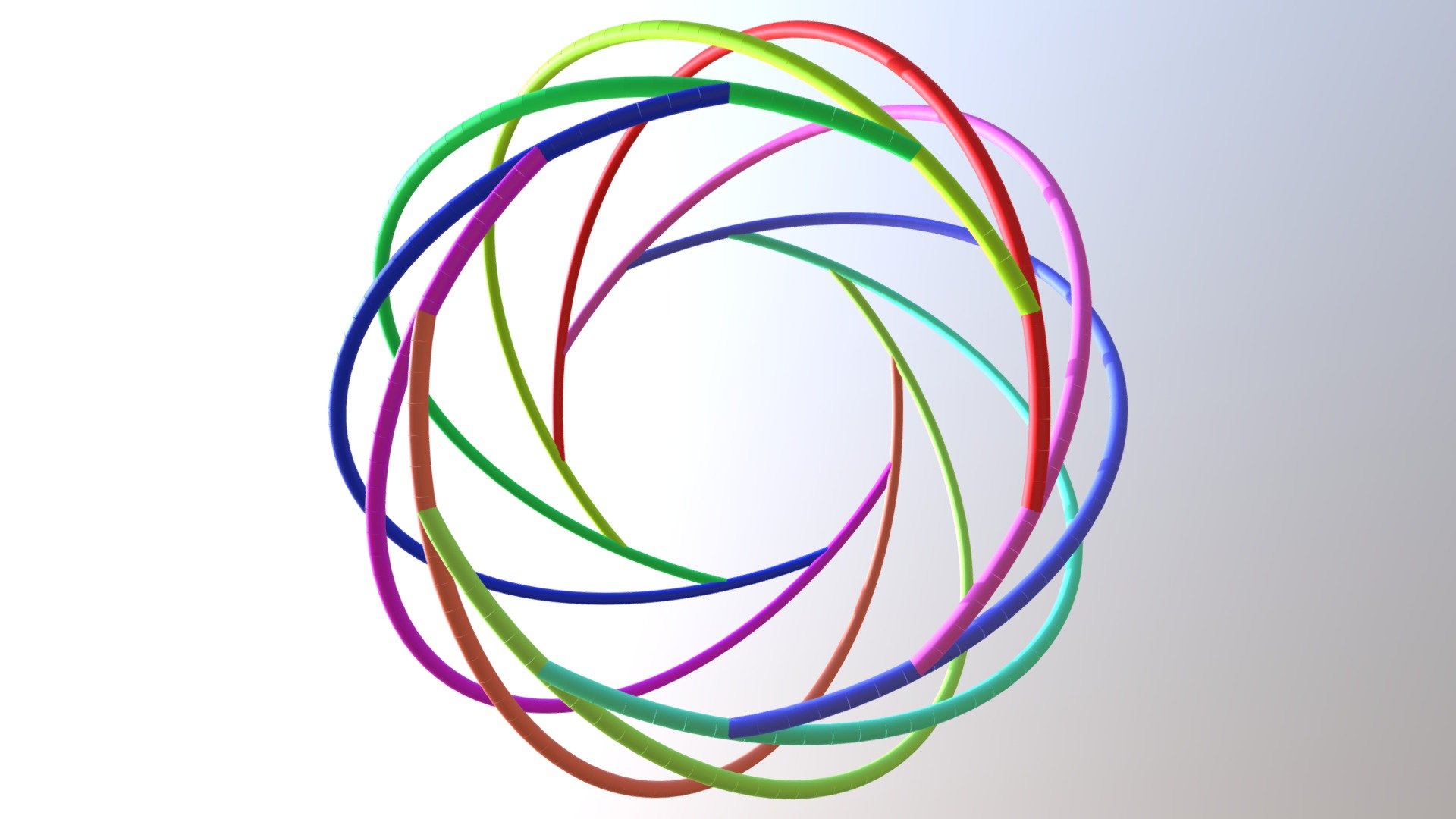 Decagonal Hosohedron Rotegrity