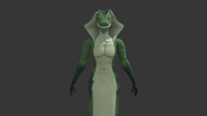 Envy Character Design 3D Model