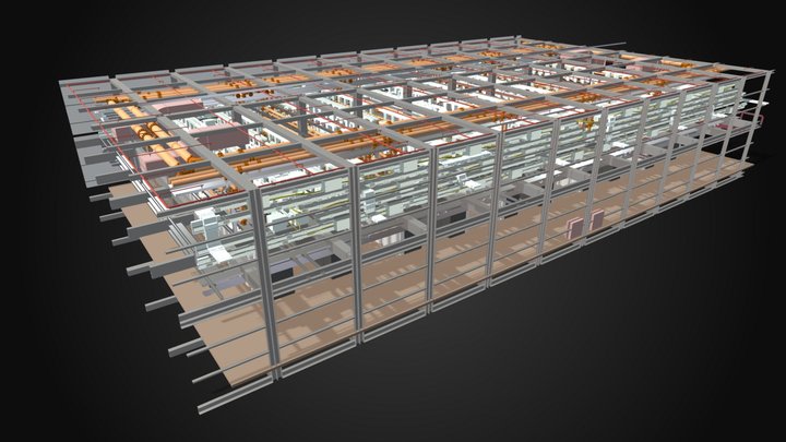 Full Data Hall 3D Model