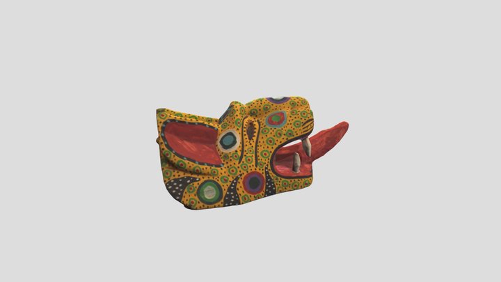Máscara de Jaguar 3D Model