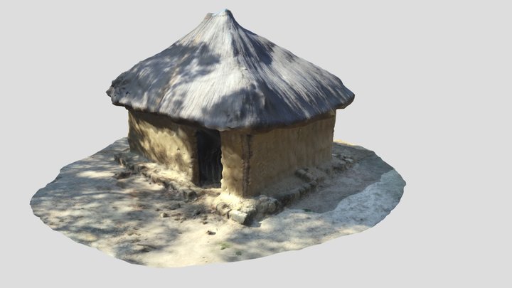 Hut_Itezhi_tezhi_Zambia 3D Model