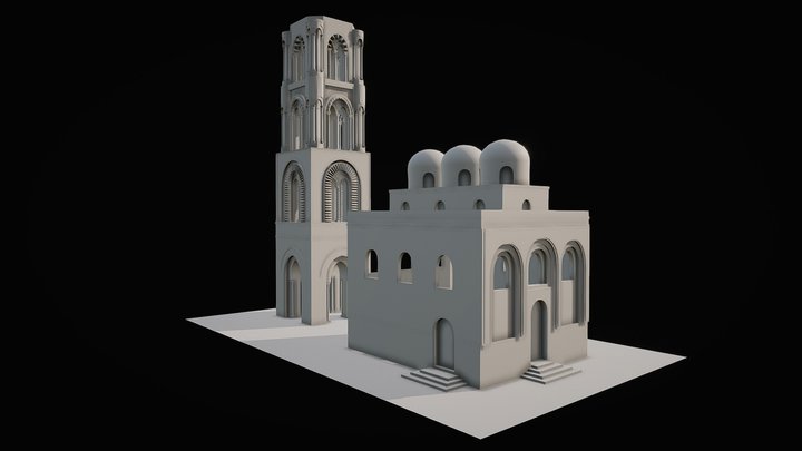 San Cataldo church - Sicily 3D Model