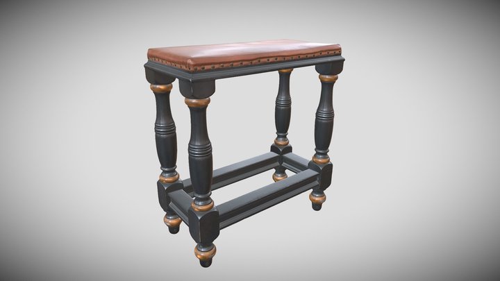 Stoel bij Clavecimbel – Modelo 3D gratuito STL