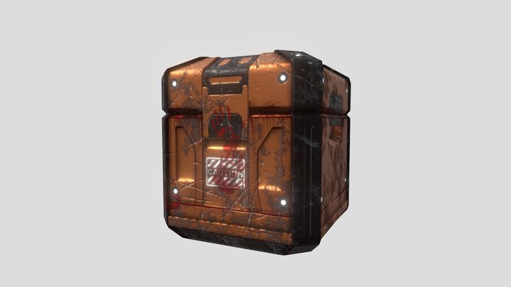 Gart130 Sci-Fi Crate V2 3D Model
