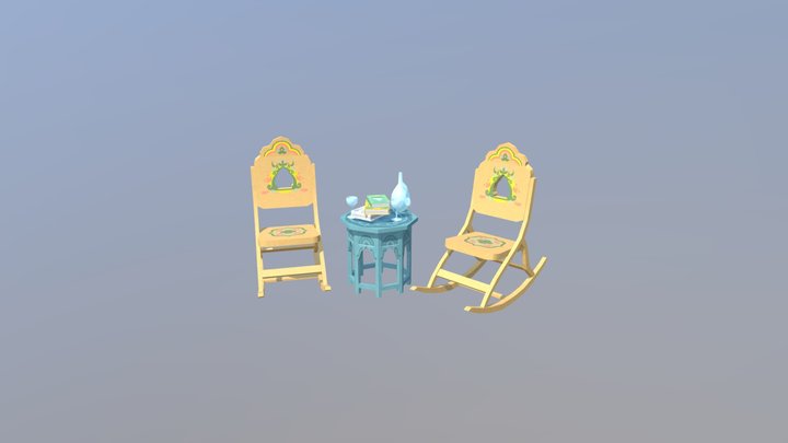Summertime Reading 3D Model