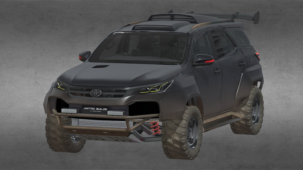 Toyota Fortuner Gen 3 OffRoad MOD @knitro_builds