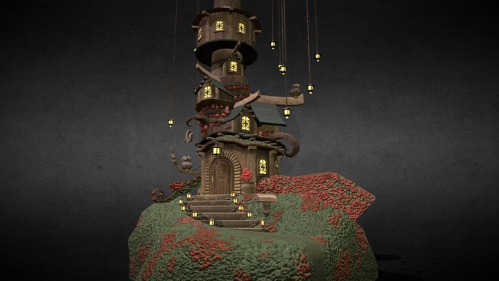 Fantasy home 3D Model