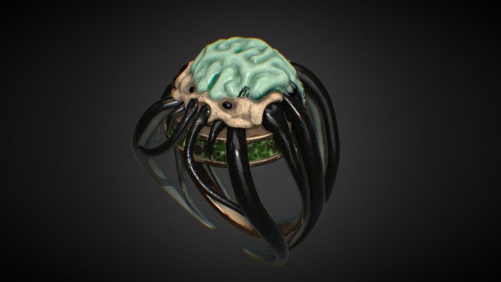 Fantasy ring 3D Model