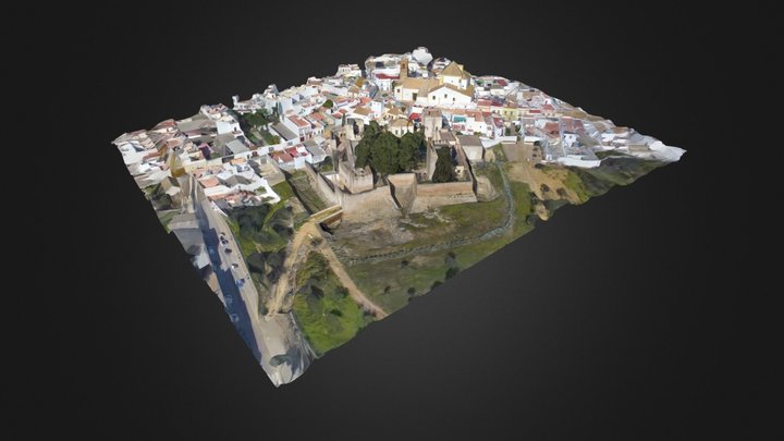 CASTILLO + PARROQUIA DE MAIRENA DEL ALCOR 3D Model