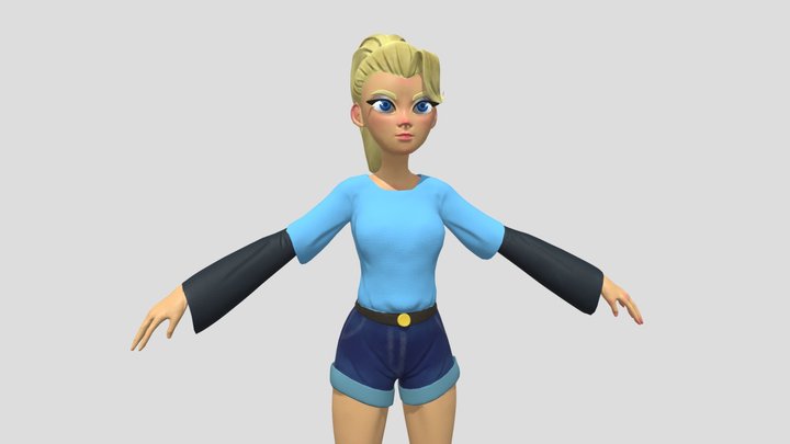 Validação 3D Escola Saga 3D Model