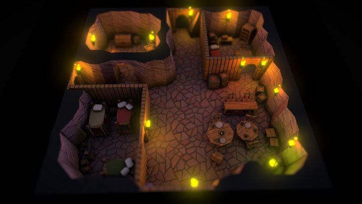 Goblin Mess Hall 3D Model