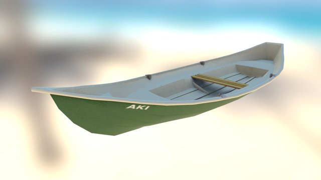 Rowboat - Aki 420 3D Model
