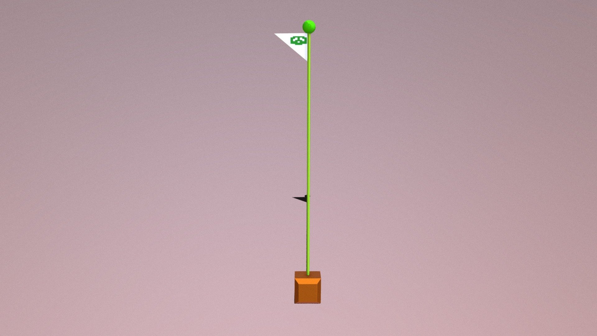 Flagpole (Super Mario Bros) - Download Free 3D model by Yanez Designs ...