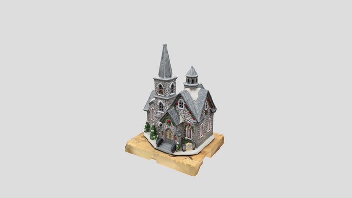 Christmas Church - Reality Scan 3D Model