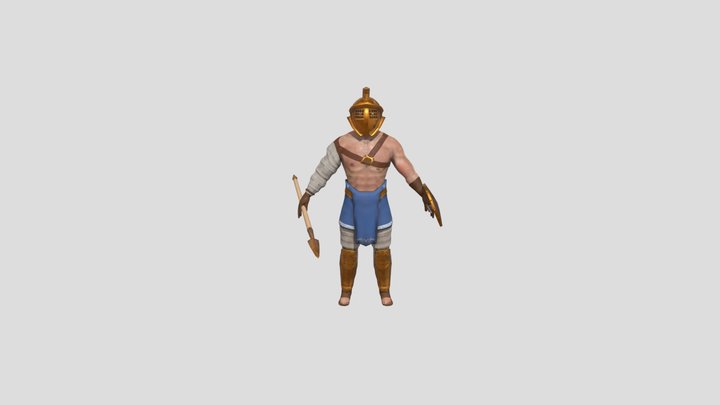 Hoplomachus Gladiator 3D Model