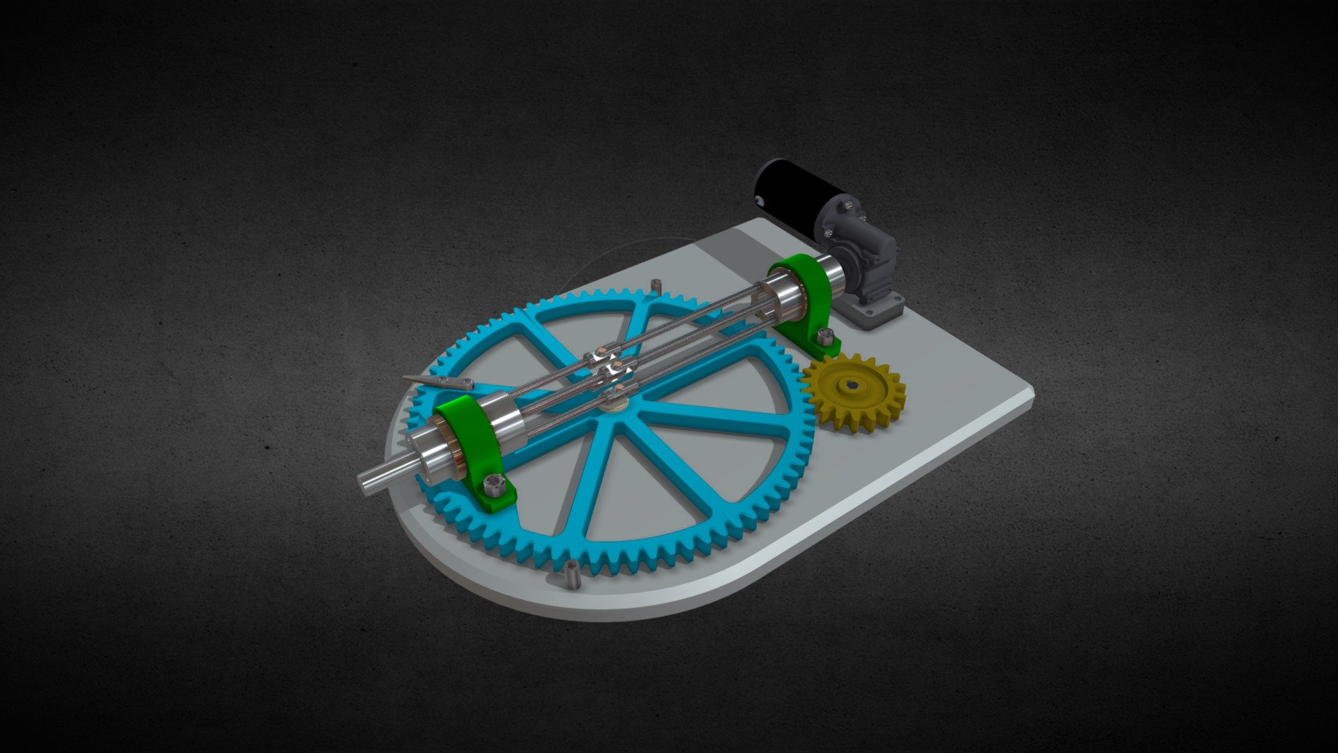 Variable Angle Transmission Mechanism Download Free 3D model by