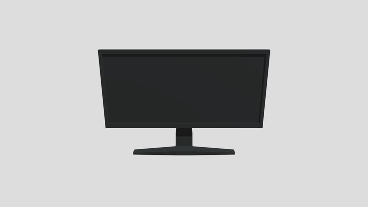 Lowpoly Tv 3D Model