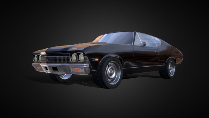 Chevrolet Chevelle SS 396 1968 3D Model
