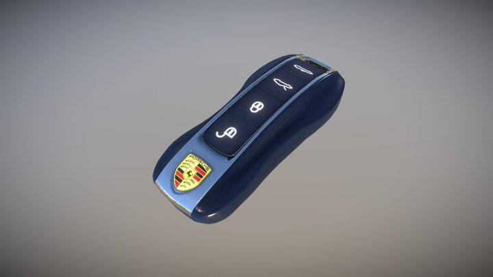 Porsche Key - VR-Model 3D Model