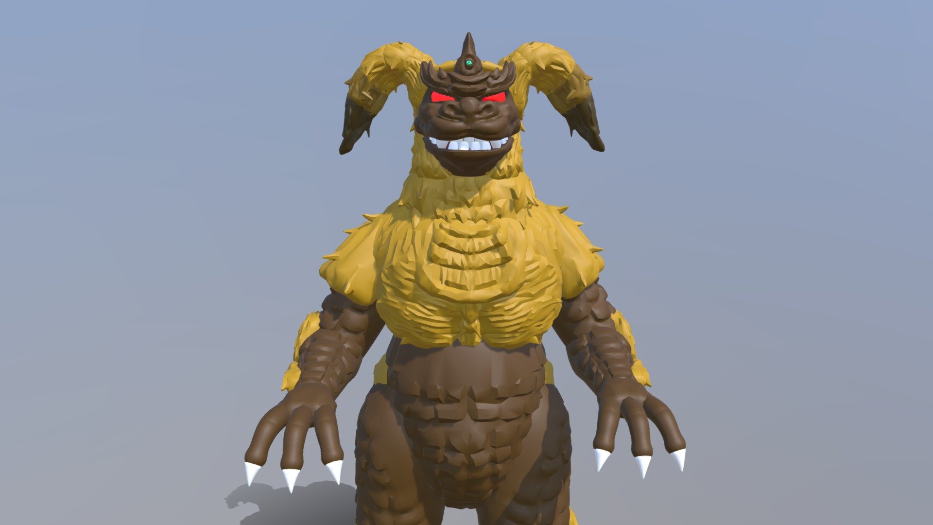 King Caesar KU - 3D model by Gigan_FK (@ericksalinasr07) [3cd4205 ...