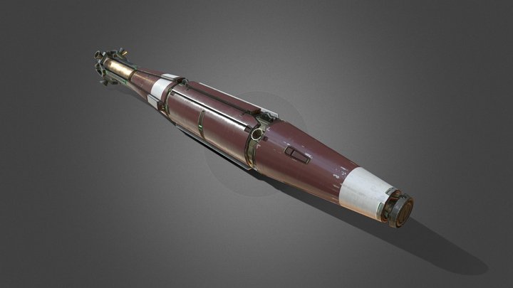 Space Torpedo 3D Model