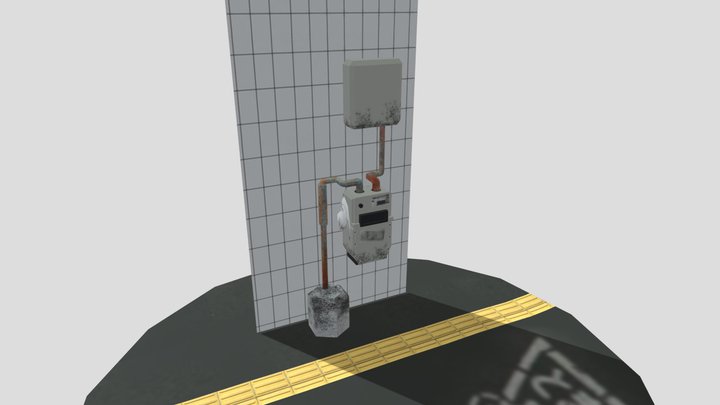 GasMeter 3D Model