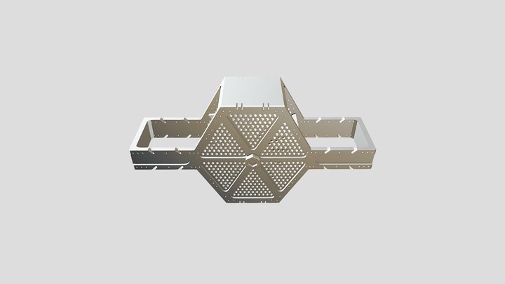 Metallic Fan 3D Model